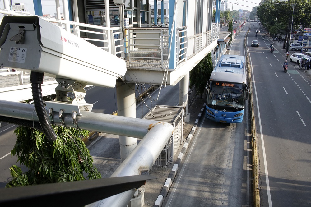 Ilustrasi bus TransJakarta. Foto: MI/Bary Fatahilah