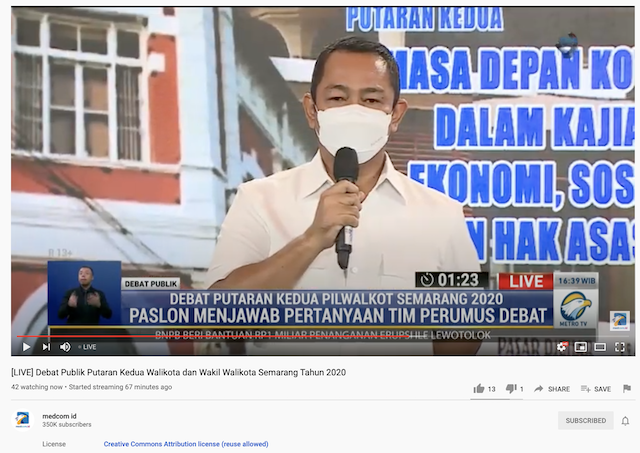 [Cek Fakta] Cawalkot Semarang Hendi Sebut Taman Signature Dibangun dengan Dana CSR? Ini Faktanya