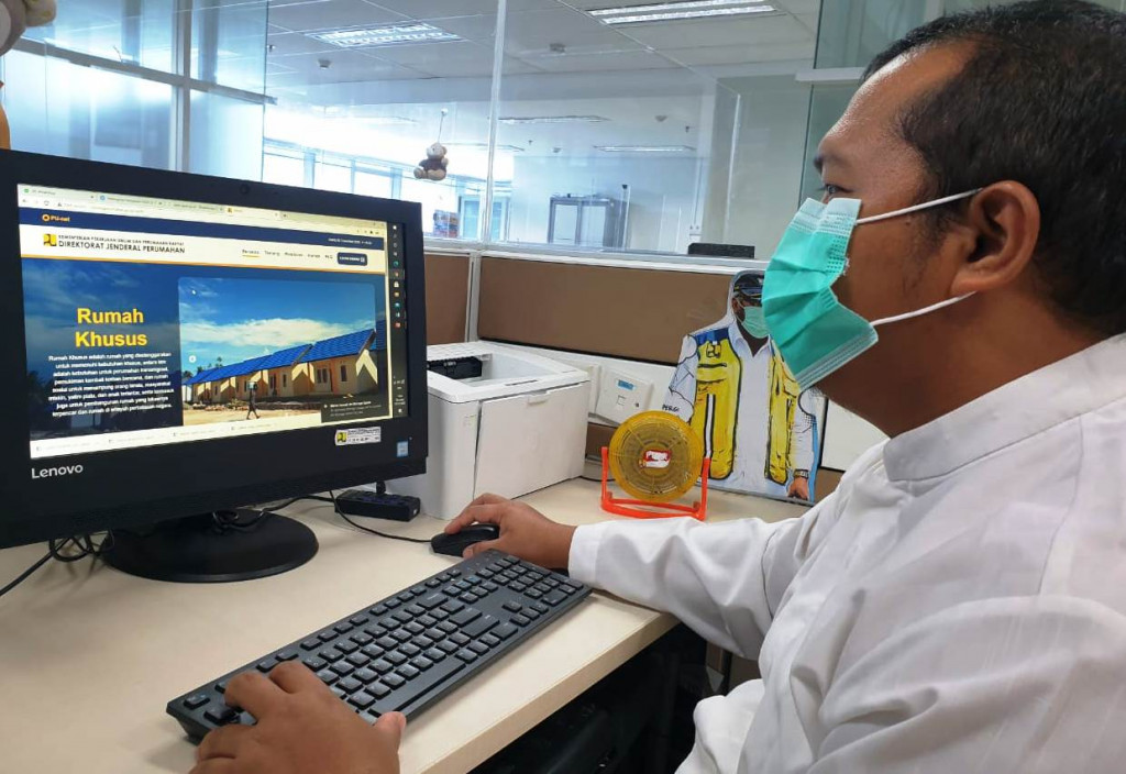 Pemda bisa mengajukan program perumahan melalui aplikasi. Foto: Kementerian PUPR