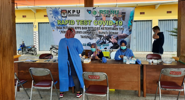 19.854 Petugas Pilkada Demak Dites Covid-19