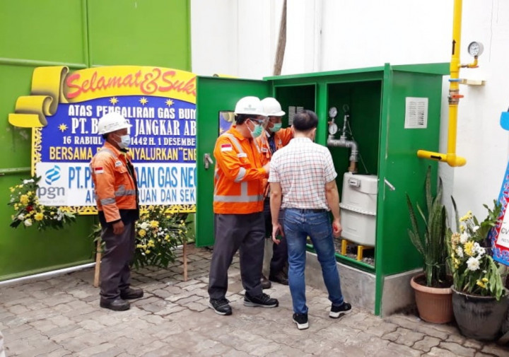 PGN Alirkan Gas Perdana ke Industri Bipang Pasuruan