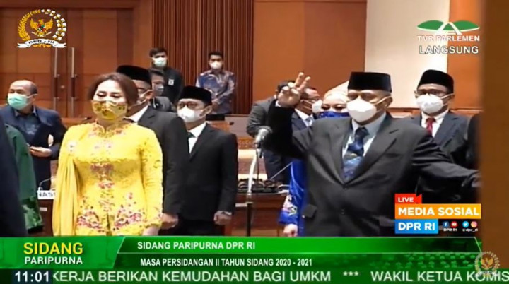 6 PAW Anggota DPR 2019-2024 Dilantik