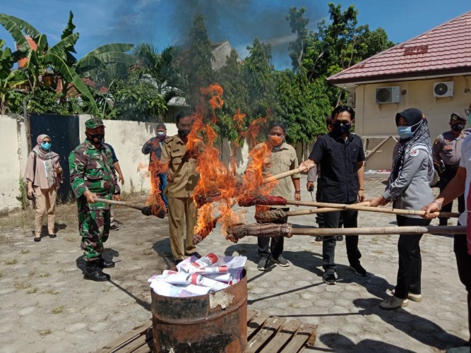 KPU Bandar Lampung Musnahkan 1.316 Surat Suara