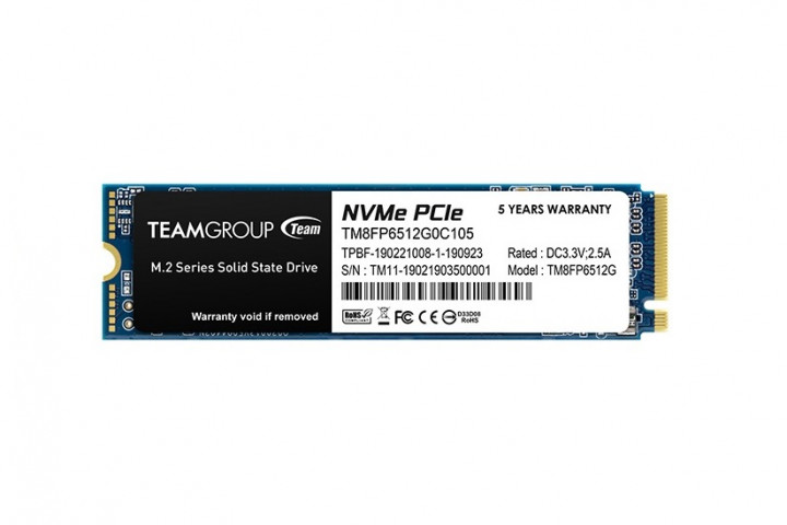 Begini Performa TeamGroup MP33 M.2 PCIe SSD 512GB