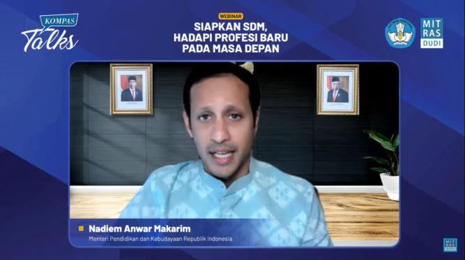 Nadiem Minta Pelajar Pancasila Lebih Agresif