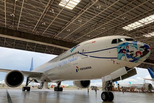 Garuda Indonesia Pamerkan 5 Armada Bermasker di <i>Livery Show</i>
