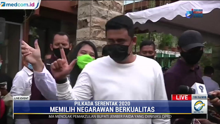 Bobby Nasution Ajak Masyarakat <i>Nyoblos</i> ke TPS