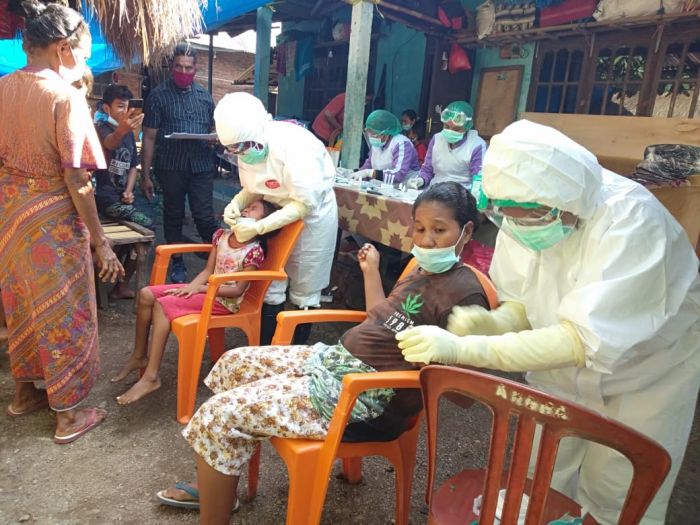 8 Pengungsi Erupsi Gunung Ile Lewotolok Reaktif Covid-19