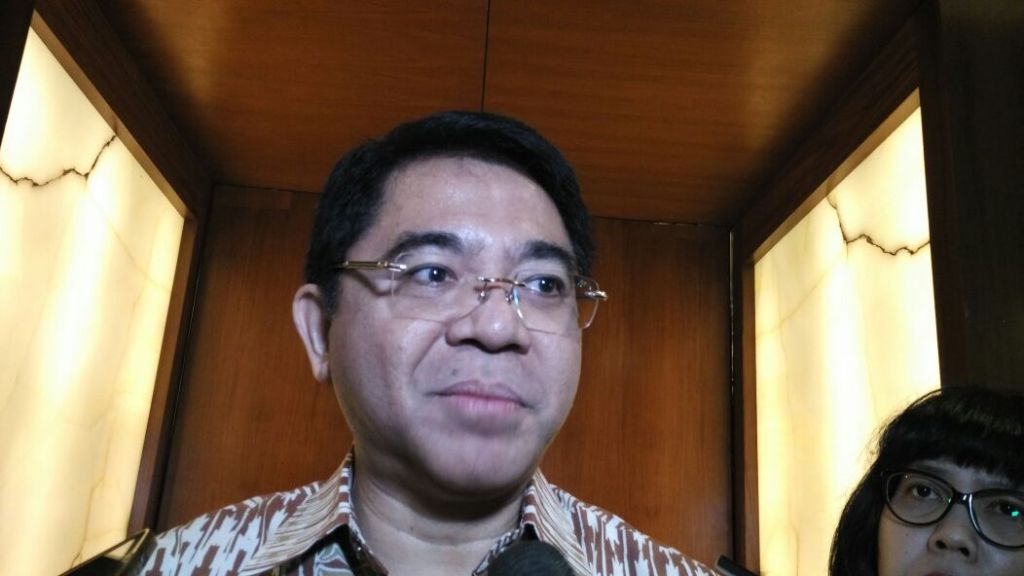 Ketua Tim Serap Aspirasi UU Cipta Kerja Franky Sibarani. Foto: Medcom.id/Annisa Ayu.