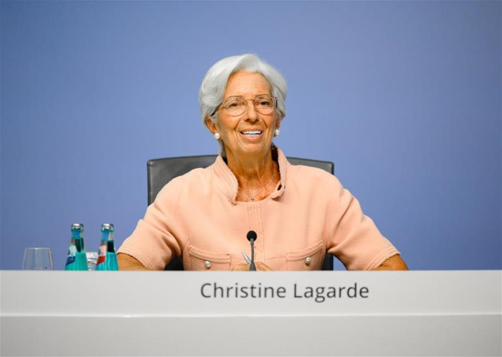 Presiden European Central Bank Christine Lagarde. FOTO: Xinhua