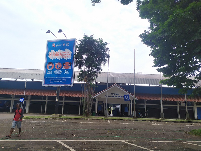 GOR Pajajaran Bogor, Kota Bogor,  Jawa Barat. (Foto: Medcom.id/Rizky)