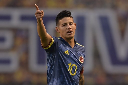 James Rodriguez. (RODRIGO BUENDIA / POOL / AFPRODRIGO BUENDIA / POOL / AFP)