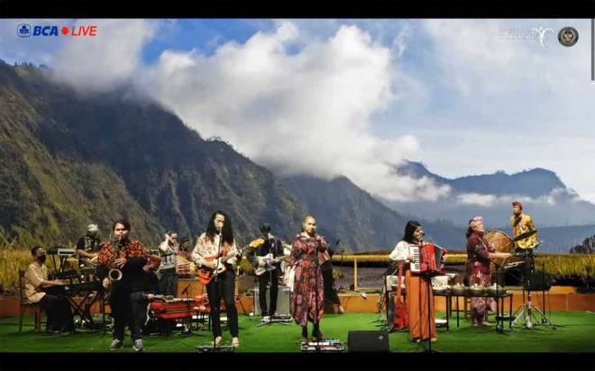 Tashoora tampil di Jazz Gunung 2020 (Foto: dok. Jazz Gunung)