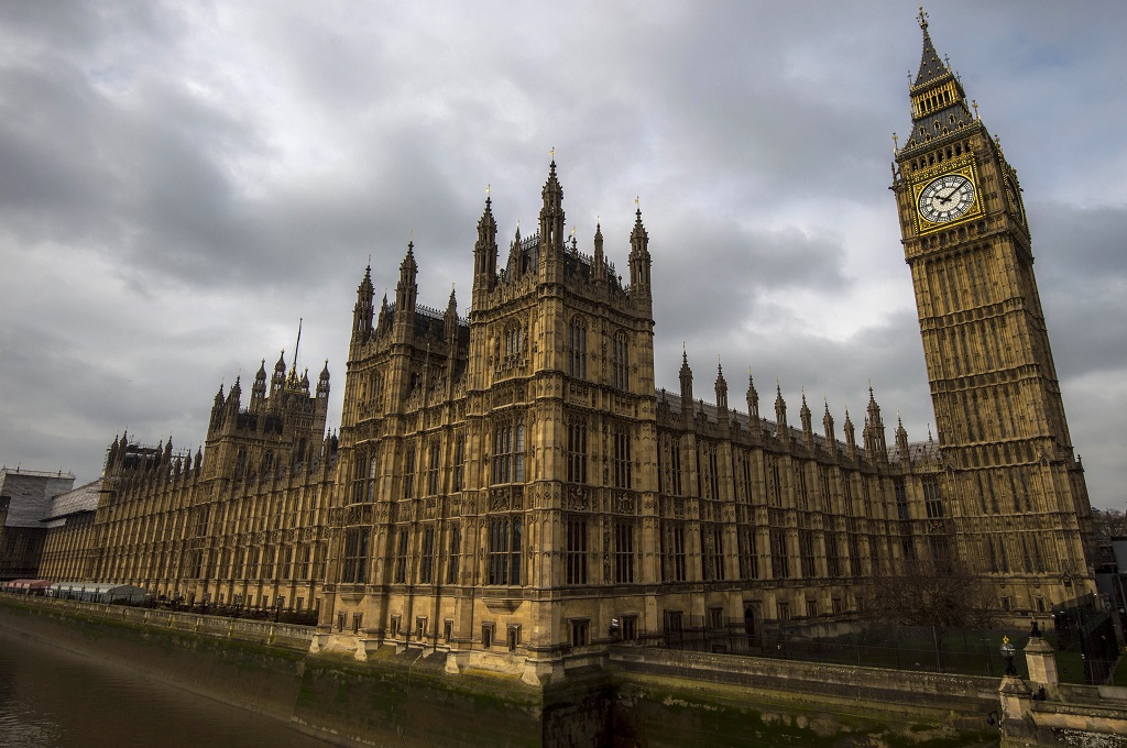 Pemandangan di salah satu sudut kota London, Inggris. (AFP)