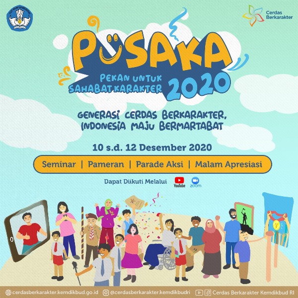 Dorong Pendidikan Karakter, Puspeka Kemendikbud Gelar Seminar Virtual Nasional Pusaka