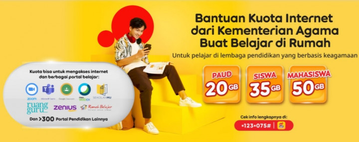 Tetap Belajar di Rumah, Indosat Ooredoo Beri Bantuan Kuota Internet