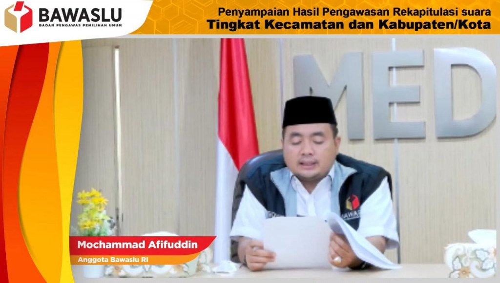 Catatan Bawaslu Soal Rekapitulasi Suara Manual di Pilkada 2020