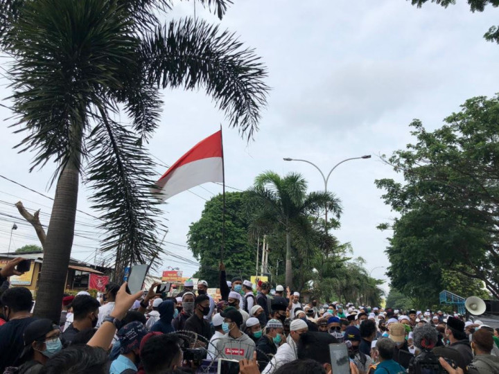 Polda Sumsel Sampaikan Tuntutan Massa FPI ke Mabes Polri