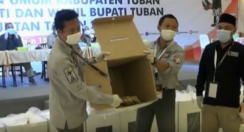 Ketua dan Komisioner KPU Tuban Terpapar Covid-19