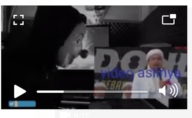 Tangkapan layar informasi yang beredar melalui pesan berantai WhatsApp