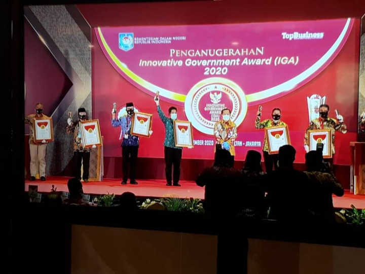 Bojonegoro Raih Penghargaan Kabupaten Sangat Inovatif 2020