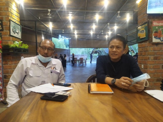  Direktur Operasional, Joesdianto, (kiri) dan Direktur Utama PT Diaz Biro Persada, Farial Yuda di Bogor (kanan) di Bogor, Jawa Barat, Jumat, 18 Desember 2020. Dokumentasi/ istimewa