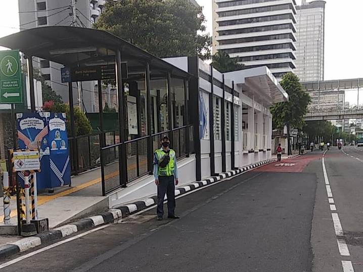 Halte Sementara Bank Indonesia Mulai Beroperasi