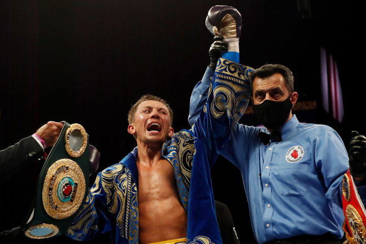 Golovkin Pertahankan Gelar Juara Tinju Kelas Menengah IBO dan WBC