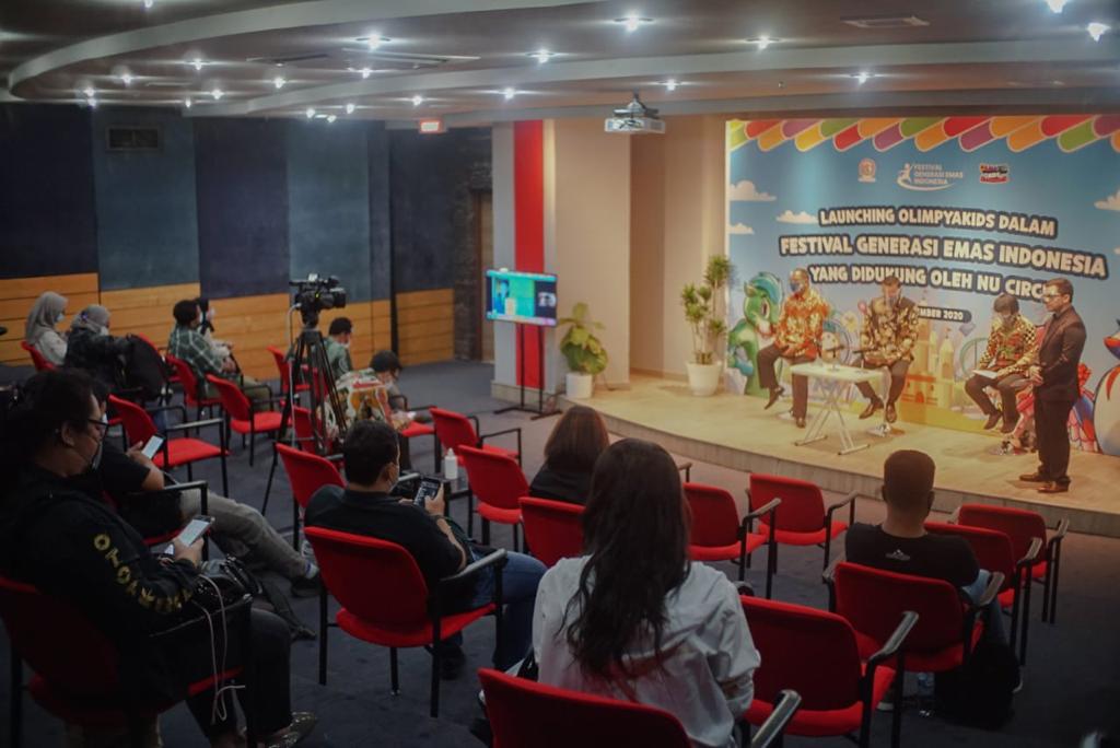 suasana konfrensi pers Festival Generasi Emas Indonesia. (Foto: Istimewa)
