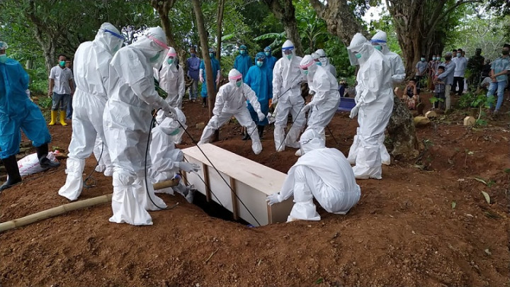 BPBD Jepara Kewalahan Pemakaman Korban Covid-19