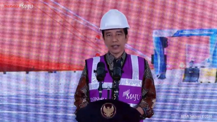Presiden Jokowi Resmikan Operasi Perdana Pelabuhan Patimban