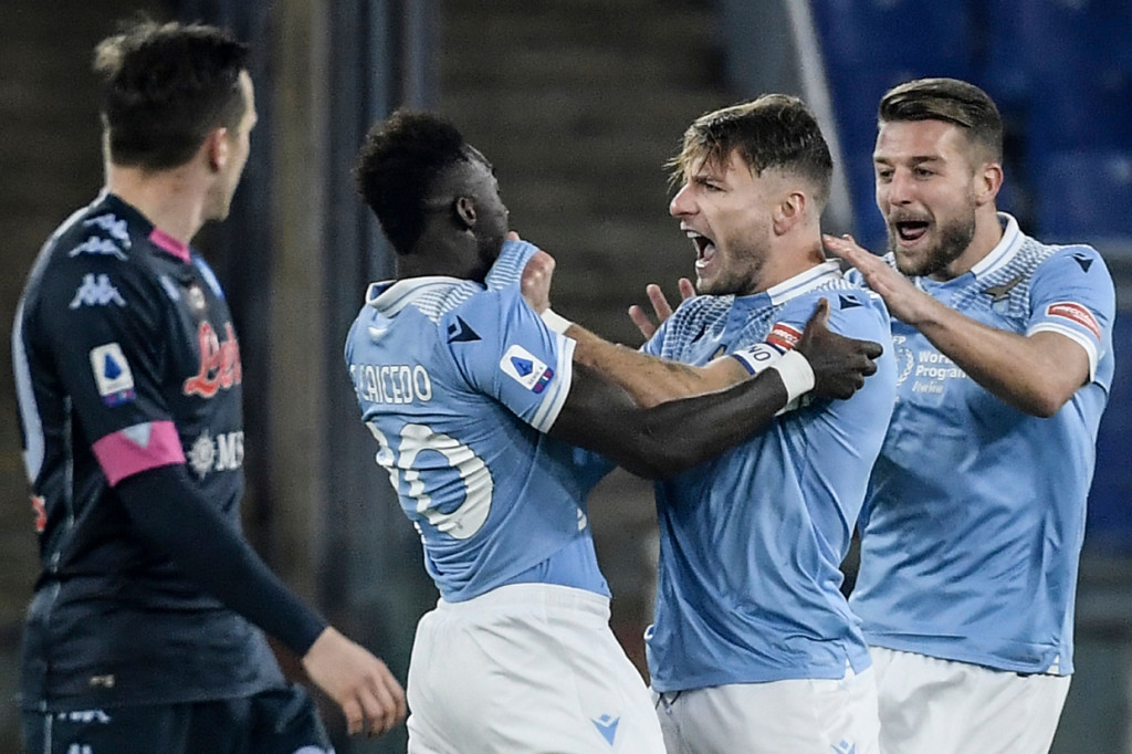 Liga Italia: Lazio Taklukkan Napoli 2-0 di Olimpico