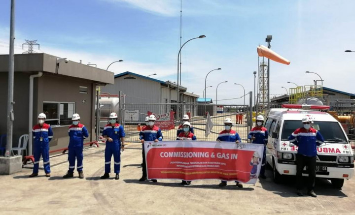 Perdana, Industri di Jawa Tengah Dialiri Gas Pipa