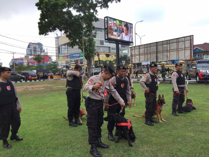 439 Personel Amankan Gereja dan Tahun Baru di Palembang