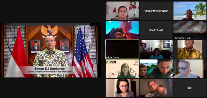<i>Wonderful Indonesia</i> di Pameran Wisata Virtual AS Picu Perhatian