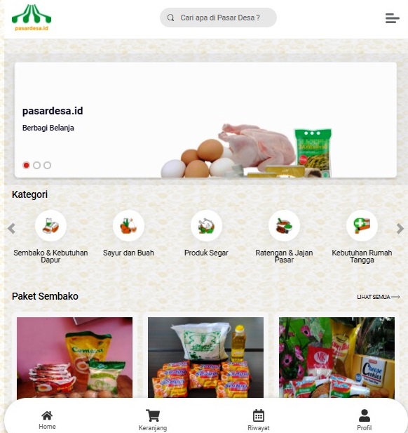 Warga Desa Panggungharjo Gunakan Aplikasi untuk Belanja Kebutuhan