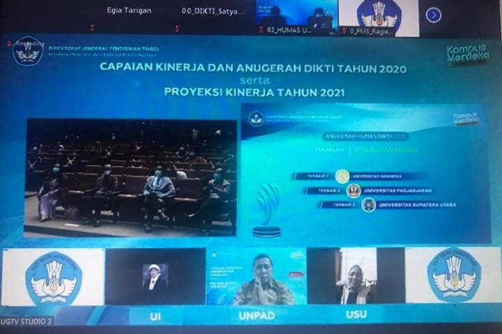 Majalah UI Juara Satu Anugerah Dikti Kemendikbud 2020