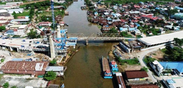 Jadi Ikon Baru, Jembatan Sei Alalak Rampung 2021