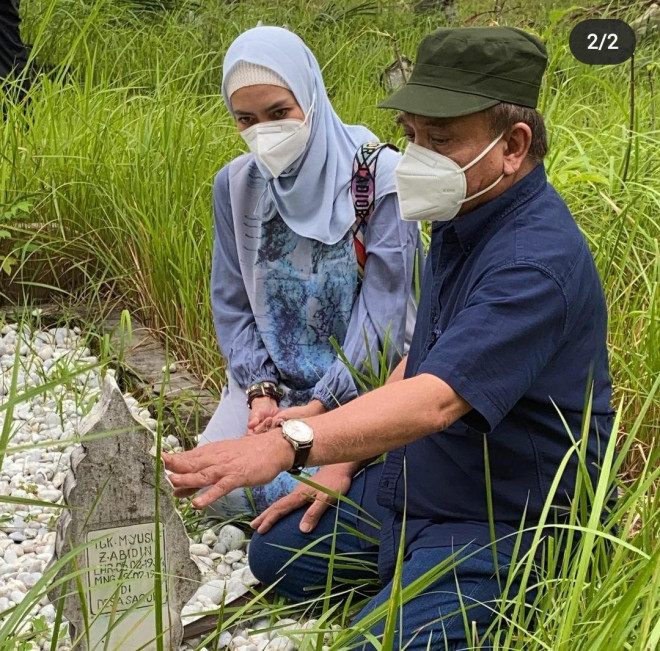Unggahan model Steffy Burase bersama Irwandi, 24 Desember 2020/Dok Pribadi.