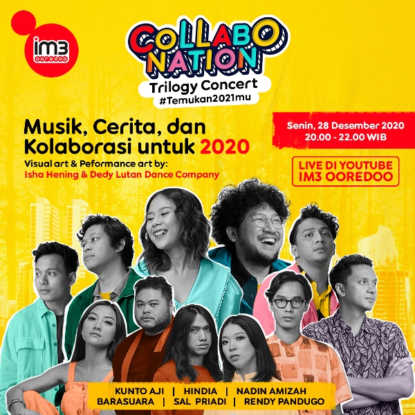 Refleksikan 2020, IM3 Ooredoo Gelar Konser Musik Collabonation Trilogy Concert