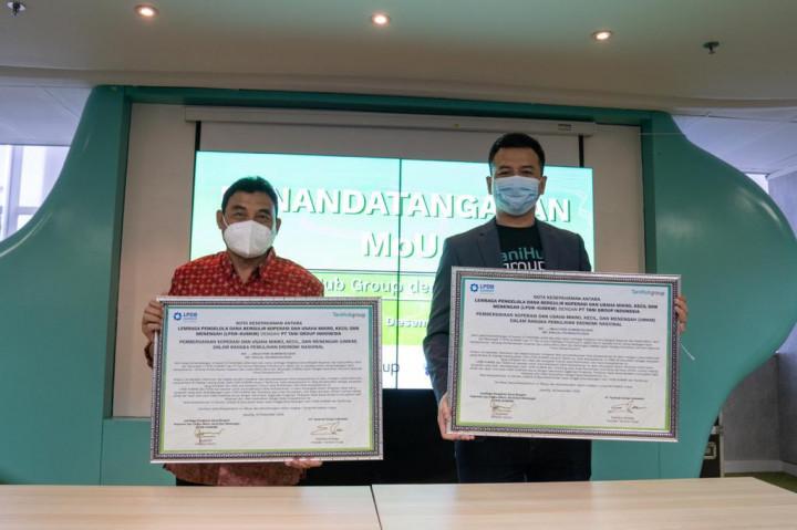 TaniHub dan LPDB-KUMKM Bersinergi Tingkatkan Kesejahteraan Petani