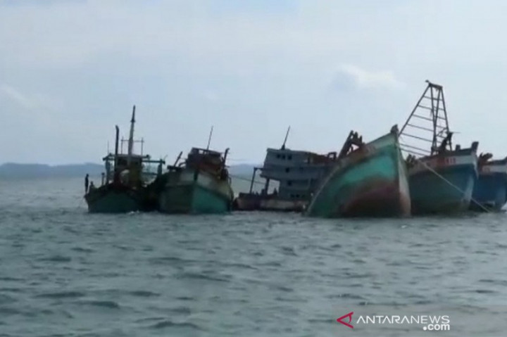 5 Kapal Asing Ditenggelamkan di Kepri