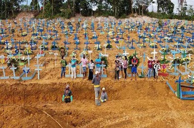 Brasil Catat Kematian Harian Tertinggi Covid-19 Sejak Oktober