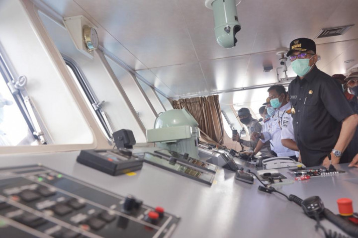 Gubernur Aceh Uji Layar KMP Aceh Hebat 2 ke Sabang