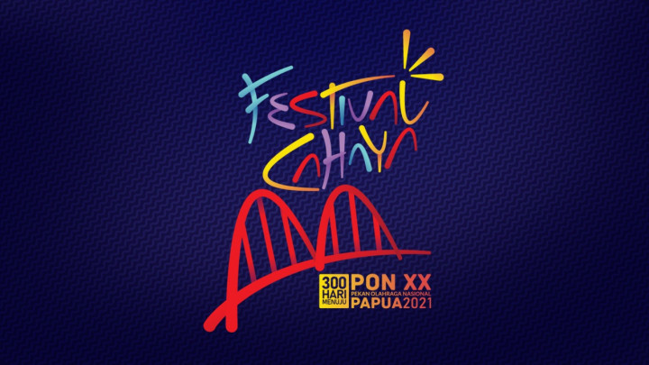 300 Hari Menuju PON 2021 Diperingati dengan Festival Cahaya Papua