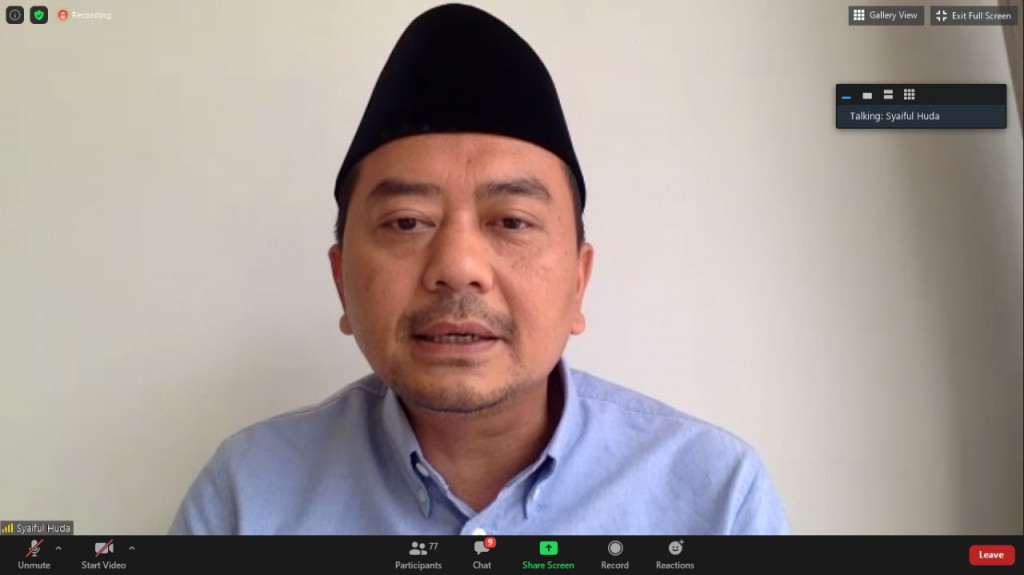 Ketua Komisi X DPR Syaiful Huda. Zoom