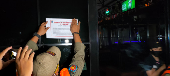 Bar Koda di Sudirman Disegel karena Merayakan Tahun Baru