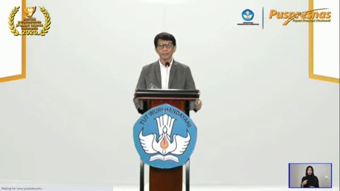 Plt. Kepala Pusat Prestasi Nasional (Puspresnas) Kemendikbud, Asep Sukmayadi. Foto: YouTube