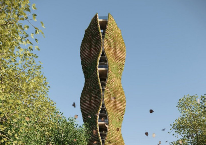 People Tower, Menara dengan 11.520 Pot Tanaman