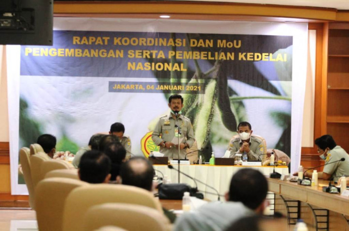 Kementan Segera Tingkatkan Produksi Kedelai Lokal